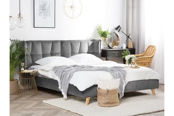 Senlis Dobbeltseng 180 | 200 cm - Grå - Møbler - Senger - Sengeramme & sengestamme