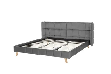 Senlis Dobbeltseng 180 | 200 cm - Grå - Møbler - Senger - Sengeramme & sengestamme