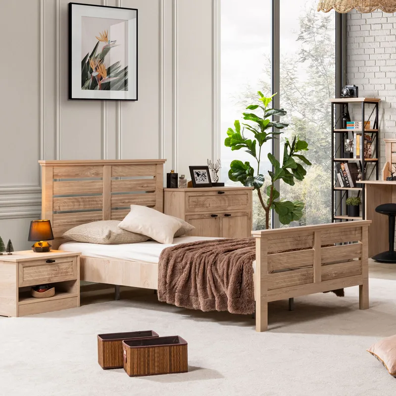 Single Bedstead Homitis - Møbler - Senger - Sengeramme & sengestamme