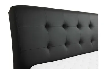 Stavanger Seng med Oppbevaring 140x200 - Svart - Møbler - Senger - Sengeramme & sengestamme