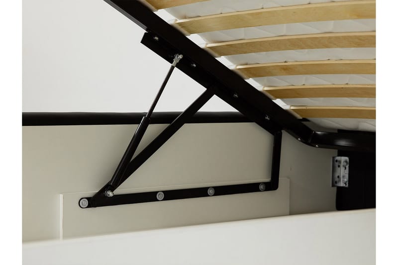 Stavanger Seng med Oppbevaring 140x200 - Svart - Møbler - Senger - Sengeramme & sengestamme