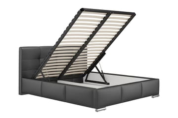 Strandrud Seng 160x200 - Hvit - Møbler - Senger - Sengeramme & sengestamme