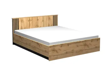 Strathy Sengeramme 160x200 cm - Svart - Møbler - Senger - Sengeramme & sengestamme