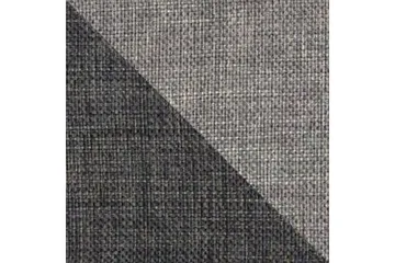 Unona Sengeramme 90x200 cm i Stoff med Oppbevaring + Sengegavl - Grå - Møbler - Senger - Sengeramme & sengestamme