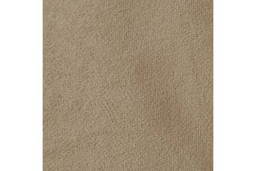 Valasco Sengeramme med Oppbevaring 120x200 cm i Stoff med Sengegavl - Beige - Møbler - Senger - Sengeramme & sengestamme
