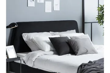 Vienne Dobbeltseng 180 | 200 cm - Svart - Møbler - Senger - Sengeramme & sengestamme