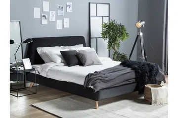 Vienne Dobbeltseng 180 | 200 cm - Svart - Møbler - Senger - Sengeramme & sengestamme