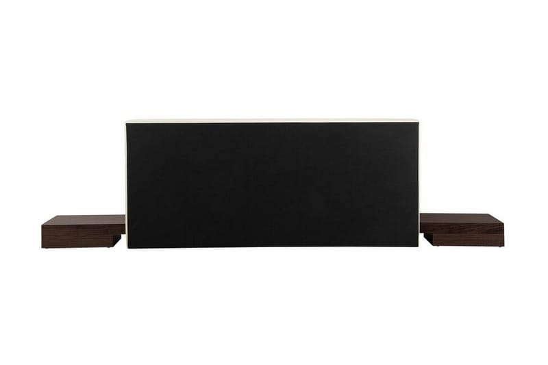 Zen Sengepakke – Dobbeltseng 180x200 cm i Tre og Skinn med Sengegavl + Overmadrass med Fasthetsgrad - Tre|Natur - Møbler - Senger - Sengeramme & sengestamme
