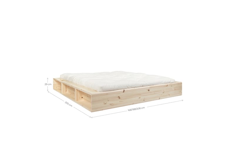 Sengeramme Ziggy Tre/Natur - Karup Design - Sengeramme & sengestamme
