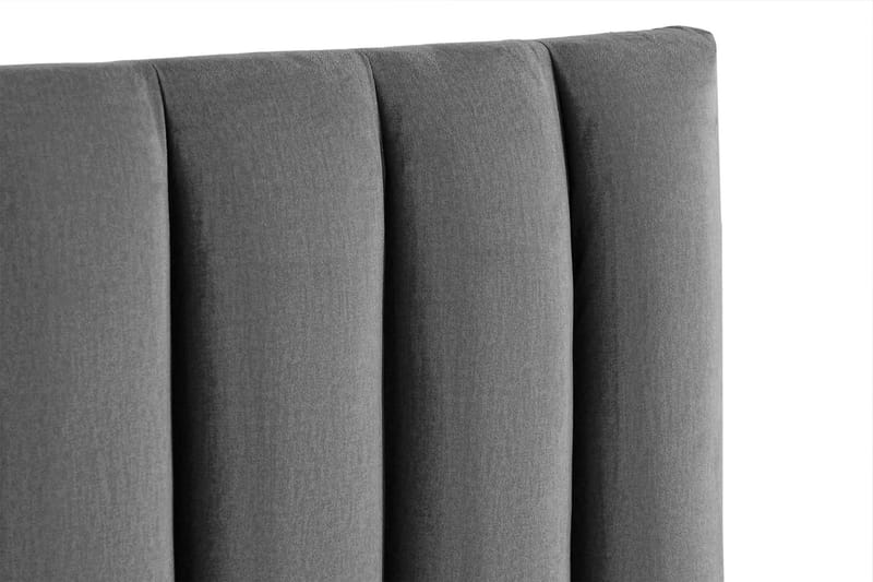 Rakel Sengegavl 160cm - Mørkegrå/Fløyel - Møbler - Senger - Sengetilbehør - Sengegavl