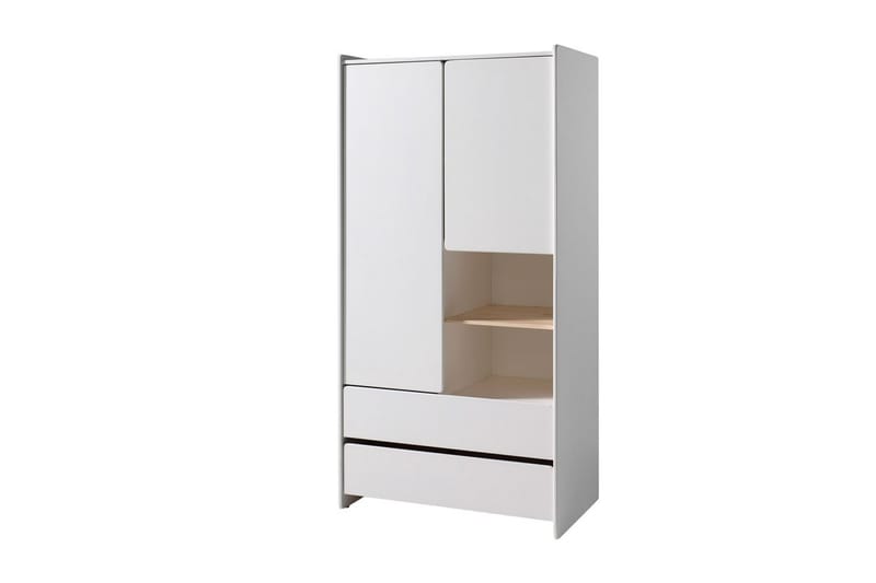Baby Bed med kommode, stellebord, garderobe, bokhylle Kiddy 2-dører - 2-dører - Møbler - Senger - Sengetilbehør - Oppbevaring til senger