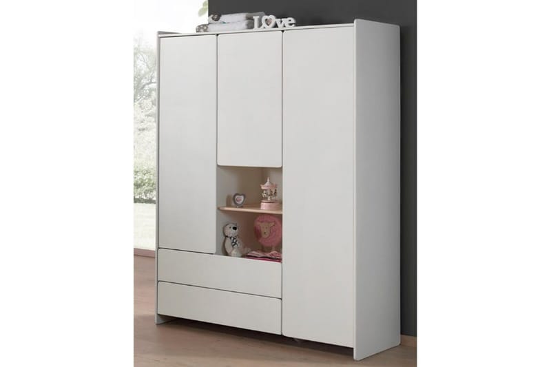 Baby Bed med kommode, stellebord, garderobe, bokhylle Kiddy 3 dører - 3 dører - Møbler - Senger - Sengetilbehør - Oppbevaring til senger