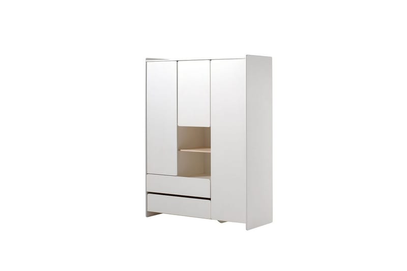 Baby Bed med kommode, stellebord, garderobe, bokhylle Kiddy 3 dører - 3 dører - Møbler - Senger - Sengetilbehør - Oppbevaring til senger