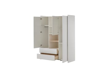 Baby Bed med kommode, stellebord, garderobe, bokhylle Kiddy 3 dører - 3 dører - Møbler - Senger - Sengetilbehør - Oppbevaring til senger