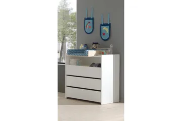 Baby Bed med kommode, stellebord, garderobe, bokhylle Kiddy 3 dører - 3 dører - Møbler - Senger - Sengetilbehør - Oppbevaring til senger