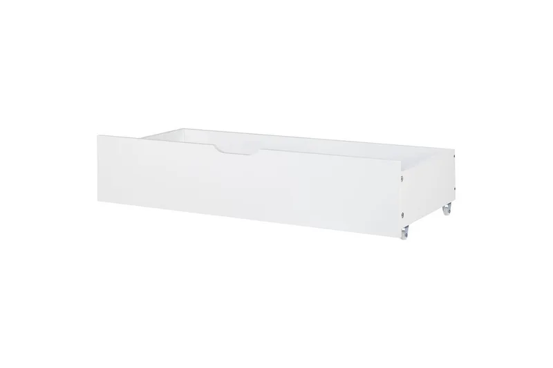Förvaringslådor för säng Beliani Olendon set om 2 Ljus trä White - Møbler - Senger - Sengetilbehør - Ribbebunn