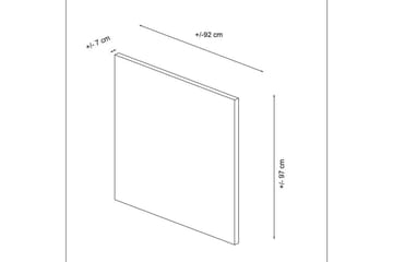 Hodegjerde Sudamal Beige - 92 x 7 x 97 cm - Møbler - Senger - Sengetilbehør - Sengegavl