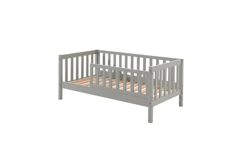 Juniorseng med skuff Småbarnsseng Grå - Grå - Møbler - Senger - Sengetilbehør - Oppbevaring til senger