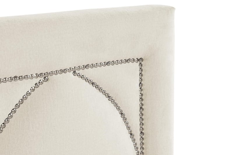 Leva Sengegavl 180cm - Beige/Fløyel - Møbler - Senger - Sengetilbehør - Sengegavl