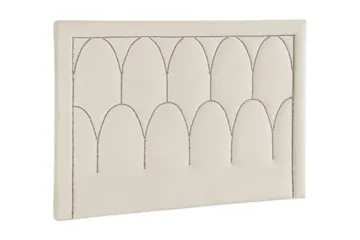 Leva Sengegavl 180cm - Beige/Fløyel - Møbler - Senger - Sengetilbehør - Sengegavl
