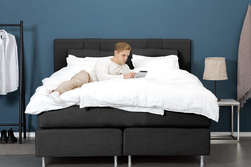 May Nakkepute Stor - Mørkegrå - Møbler - Senger - Sengetilbehør - Nakkepute til seng