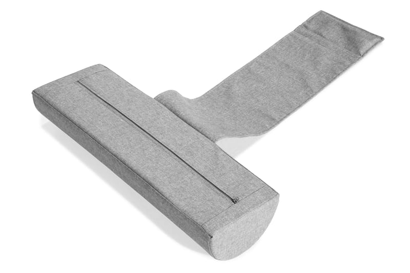 Nakkepute Lysegrå til Gavl - Grå - Møbler - Senger - Sengetilbehør - Nakkepute til seng