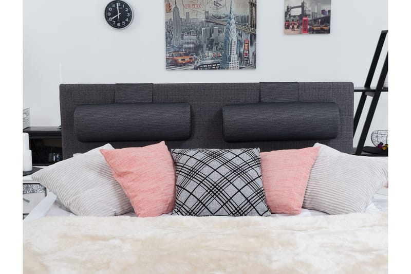 Viken Nakkepute Stor - Grå - Møbler - Senger - Sengetilbehør - Nakkepute til seng