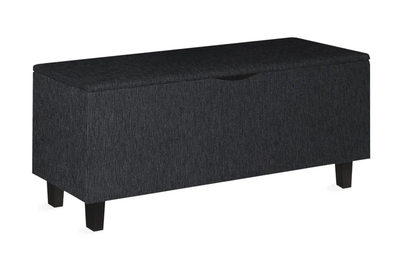 Hawes Sengekiste 130 cm, Svart/Bjørk