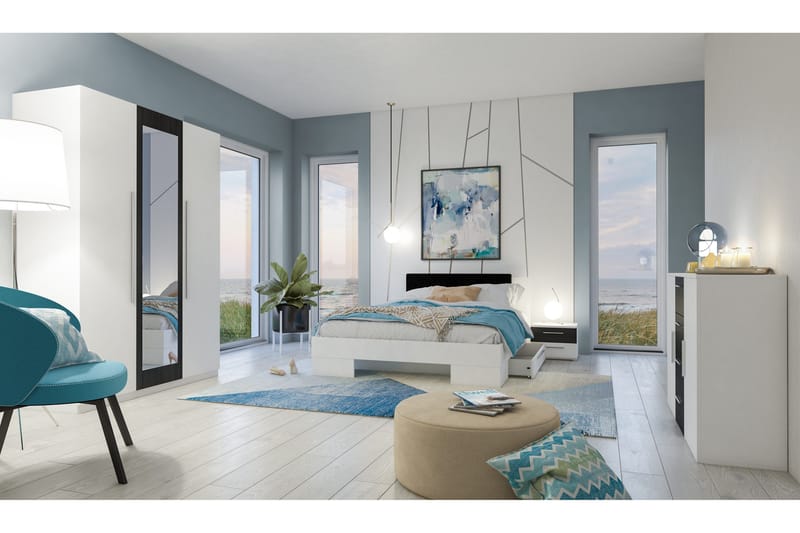 Hellebak Seng Skapseng 69x116 cm - Hvit - Møbler - Senger - Sengetilbehør - Oppbevaring til senger