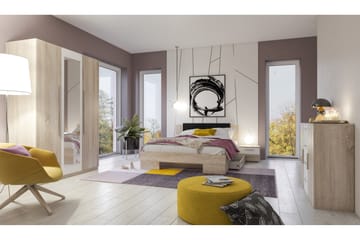 Hellebak Sengeskuff 69x116 cm - Natur/Hvit - Møbler - Senger - Sengetilbehør - Oppbevaring til senger