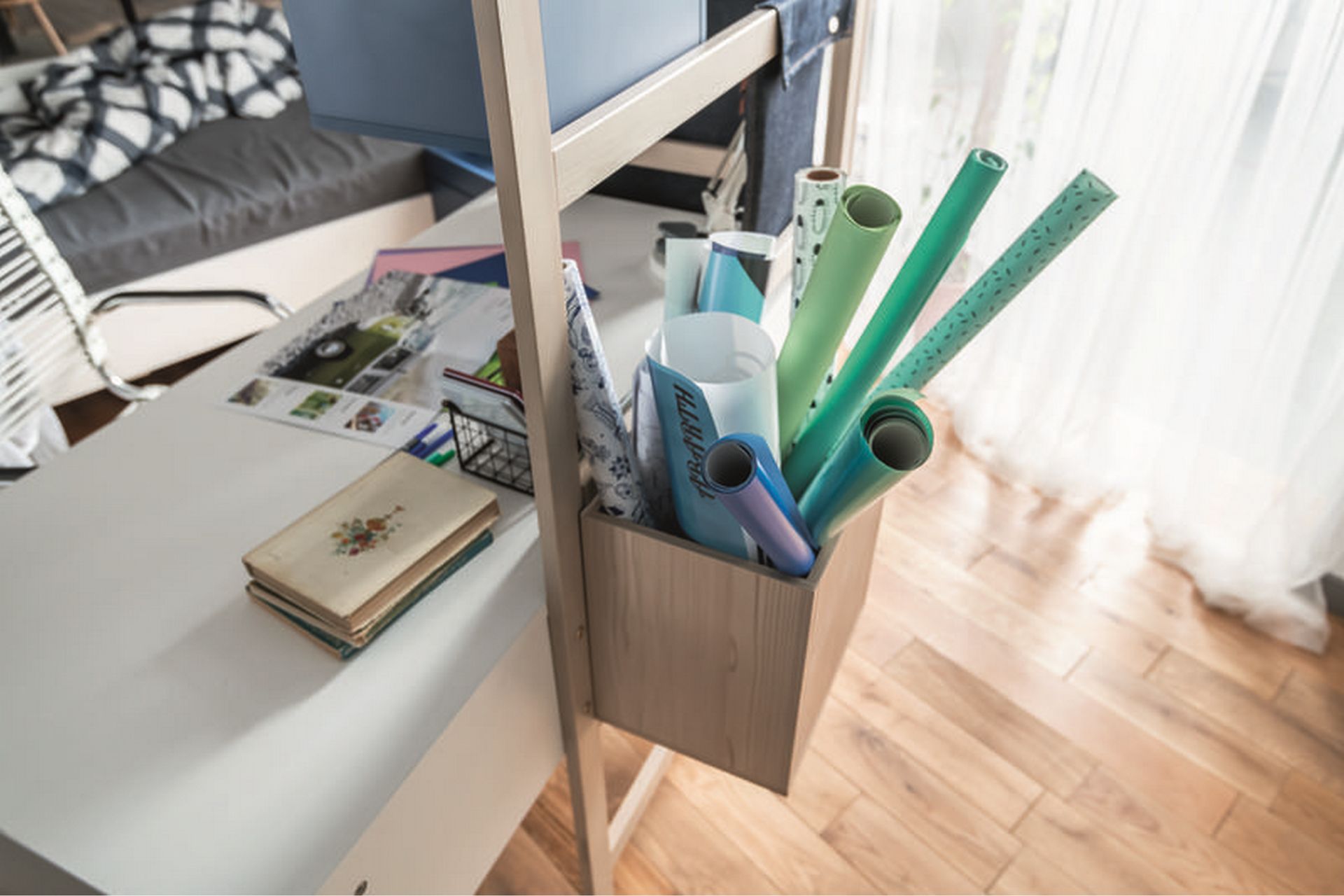 Hylle Tre / Natur - VOX - Møbler - Senger - Sengetilbehør - Oppbevaring til senger