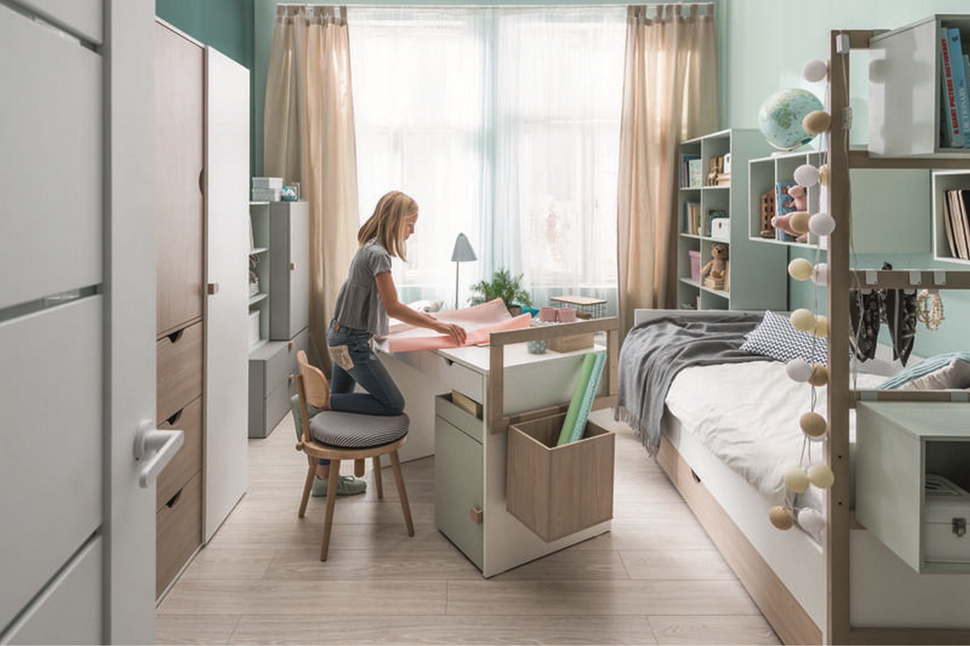 Hylle Tre / Natur - VOX - Møbler - Senger - Sengetilbehør - Oppbevaring til senger