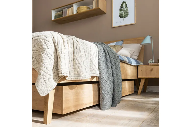 Nature Sengeskuff Nature / White - VOX - Møbler - Senger - Sengetilbehør - Oppbevaring til senger