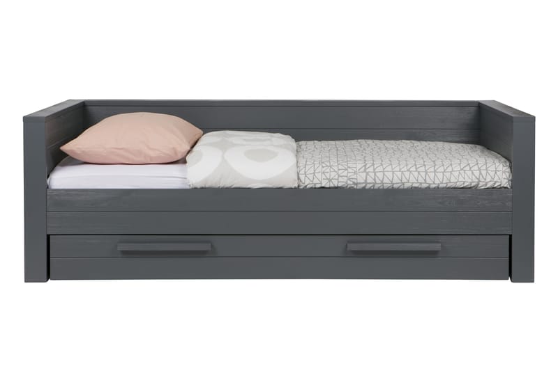 Sengeskuff Ludger 91x198 cm - Mørkegrå - Møbler - Senger - Sengetilbehør - Oppbevaring til senger