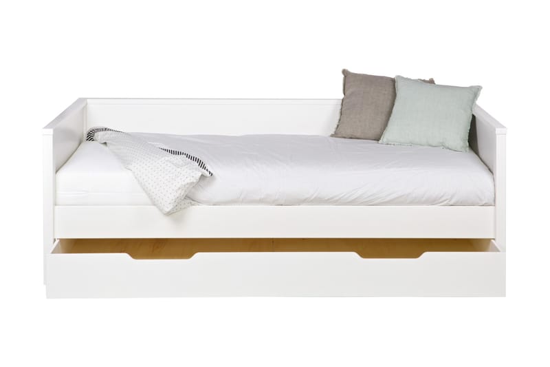 Sengeskuff Sparrow 94x198 cm - Hvit - Møbler - Senger - Sengetilbehør - Oppbevaring til senger