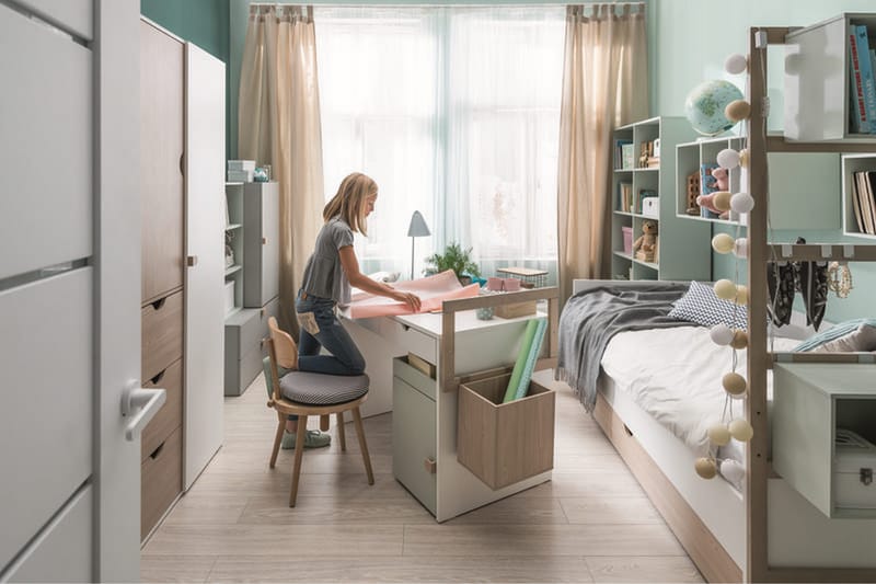 STIGE Kommode Tre / Natur - VOX - Møbler - Senger - Sengetilbehør - Oppbevaring til senger