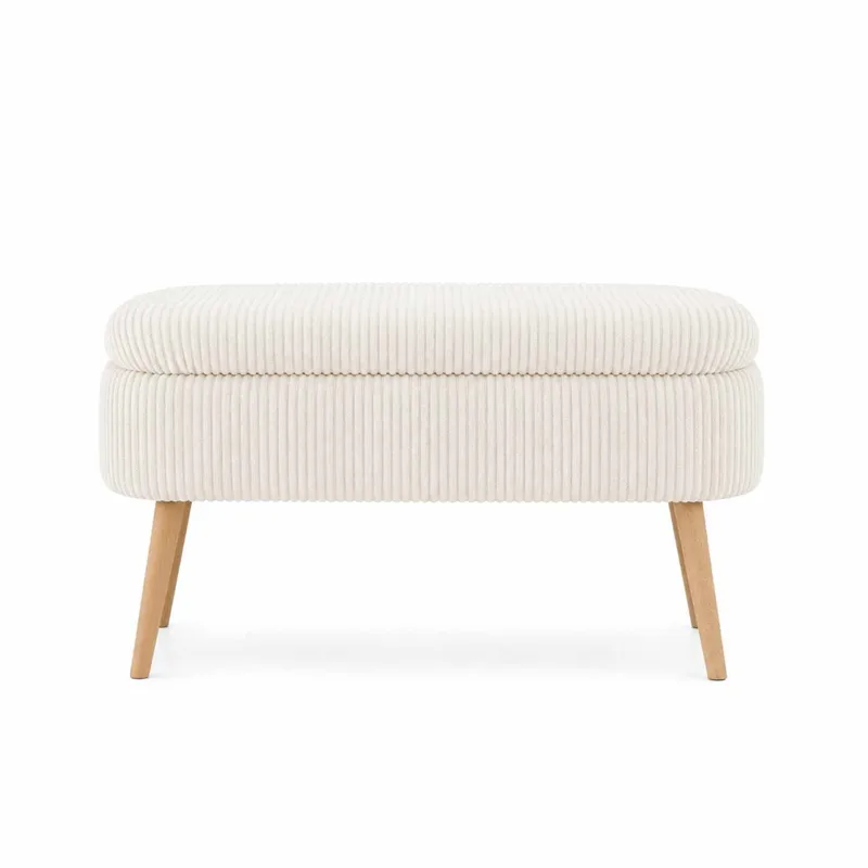 Pouffe with Storage Atelier Del Sofa Cream
