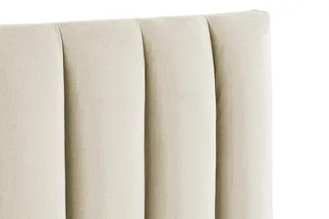 Rakel Sengegavl 140cm - Beige/Fløyel - Møbler - Senger - Sengetilbehør - Sengegavl