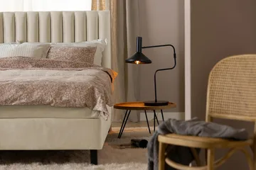 Rakel Sengegavl 160cm - Beige/Fløyel - Møbler - Senger - Sengetilbehør - Sengegavl