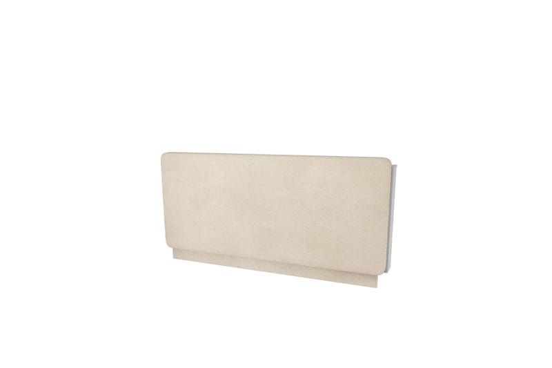 Rauk Sengegavl 150 cm, Beige/Grå