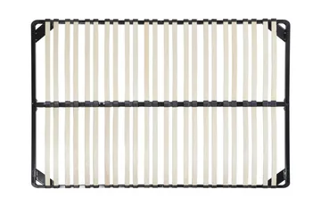 Basic Ribbebunn 140|200 Cm - Hvit - Møbler - Senger - Sengetilbehør - Ribbebunn