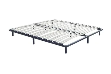 Basic Ribbebunn 160|200 Cm - Hvit - Møbler - Senger - Sengetilbehør - Ribbebunn