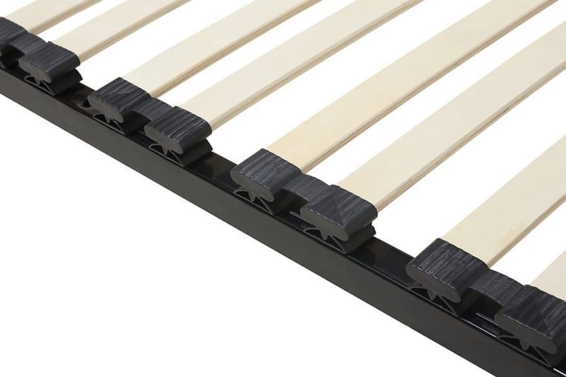 Basic Ribbebunn 90|200 Cm - Hvit|Svart - Møbler - Senger - Sengetilbehør - Ribbebunn