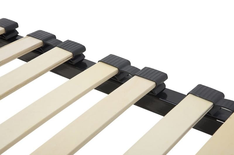 Basic Ribbebunn 90|200 Cm - Hvit|Svart - Møbler - Senger - Sengetilbehør - Ribbebunn