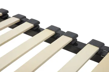 Basic Ribbebunn 90|200 Cm - Hvit|Svart - Møbler - Senger - Sengetilbehør - Ribbebunn