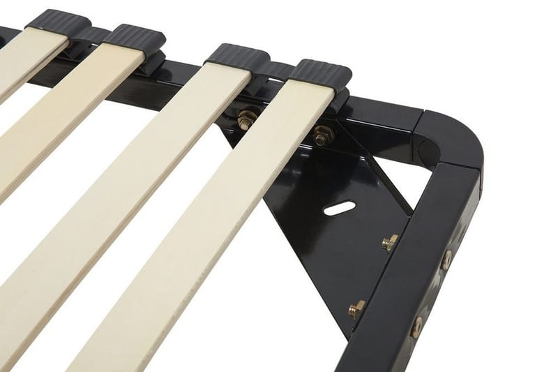 Basic Ribbebunn 90|200 Cm - Hvit|Svart - Møbler - Senger - Sengetilbehør - Ribbebunn