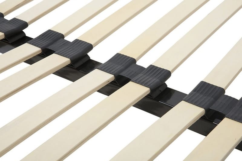 Basic Ribbebunn 90|200 Cm - Hvit|Svart - Møbler - Senger - Sengetilbehør - Ribbebunn