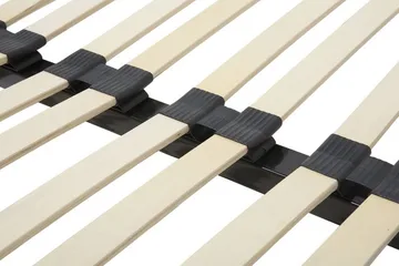 Basic Ribbebunn 90|200 Cm - Hvit|Svart - Møbler - Senger - Sengetilbehør - Ribbebunn