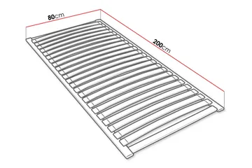 Easypack Ribbebunn 80x200 cm - Tre/Natur - Møbler - Senger - Sengetilbehør - Ribbebunn