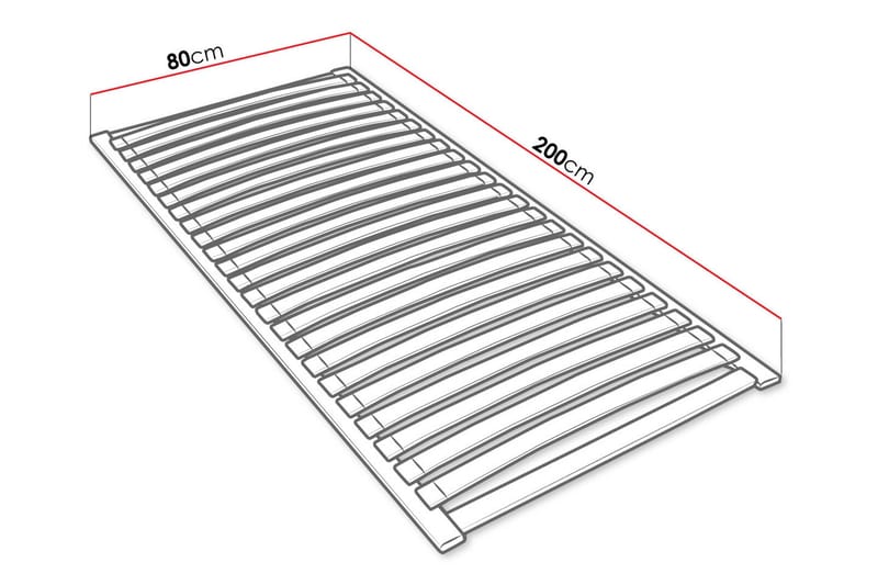 Easypack Ribbebunn 80x200 cm - Tre/Natur - Møbler - Senger - Sengetilbehør - Ribbebunn
